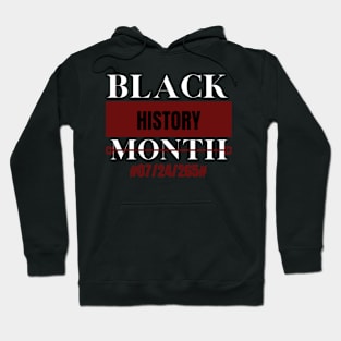 Black History Month 24/7/365 Gift Pride African American Hoodie